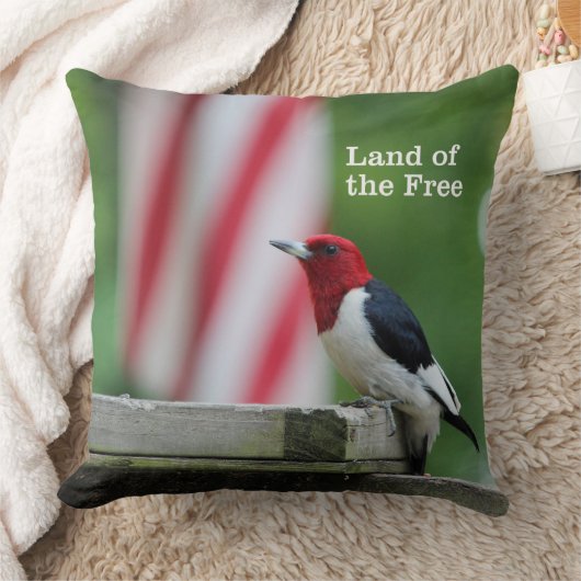 赤毛のキツツキ2 クッション (ブランケット)