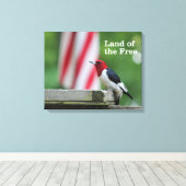 赤毛のキツネザル キャンバスプリント (インサイチュ (ウッドフロア))