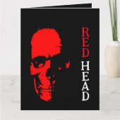 赤毛のグリーティングカード カード (正面)