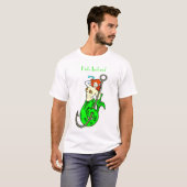 赤毛のグリーンテールマーメイドThunder_Cove Tシャツ (正面フル)