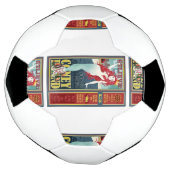 赤毛のコニーアイランドマーメイド サッカーボール (回転)