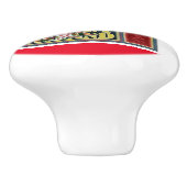 赤毛のコニーアイランドマーメイド セラミックノブ (側面)