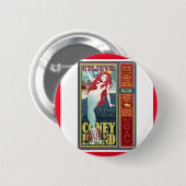 赤毛のコニーアイランドマーメイド 缶バッジ (正面&裏面)