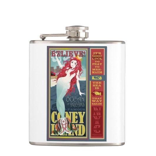 赤毛のコニー島 フラスク (正面)