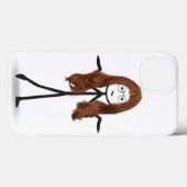 赤毛のスティックガール Case-Mate iPhoneケース (裏面 (横))