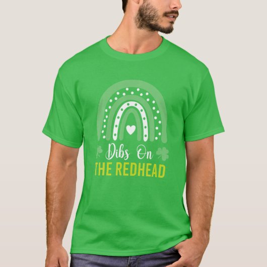赤毛のディブズオンザレッドヘッドSt patricks dayおもしろいシャーロック Tシャツ (正面)
