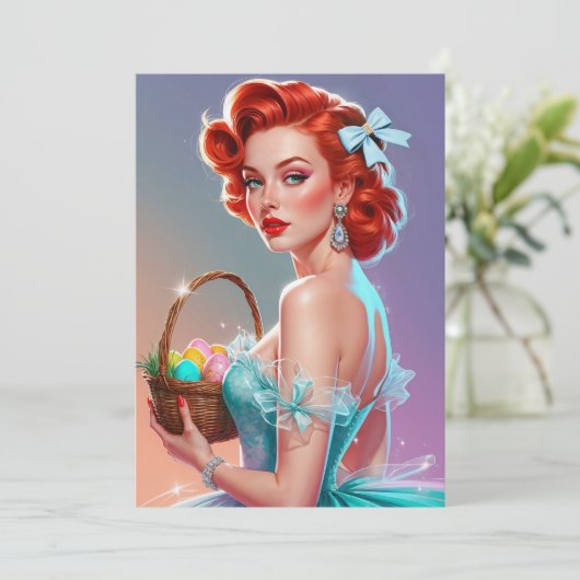 赤毛のピンナップイースターエッグバスケット シーズンカード (スタンド正面)