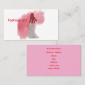 赤毛のファッションアイコン 名刺 (正面/裏面)