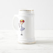 赤毛のプリンセス ビールジョッキ (正面左)
