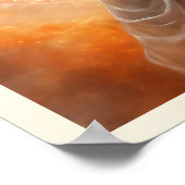 赤毛のポートレート長髪 ポスター (角)