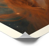 赤毛のポートレート長髪 ポスター (角)