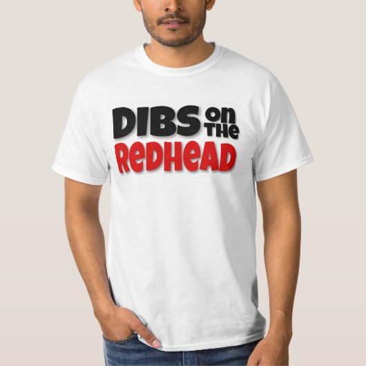 赤毛のワイシャツのDIBS Tシャツ (正面)