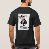 赤毛の上のカフェのレーサーのトン Tシャツ (裏面)