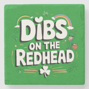 赤毛の人の指名権 Funny St Patrick's Day ストーンコースター