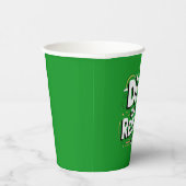 赤毛の人の指名権 Funny St Patrick's Day 紙コップ (右)