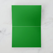 赤毛の人の指名 Funny St Patrick's Day サンキューカード (内部)
