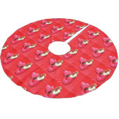 赤毛の人魚の美しい ブラッシュドポリエステルツリースカート (アングル)