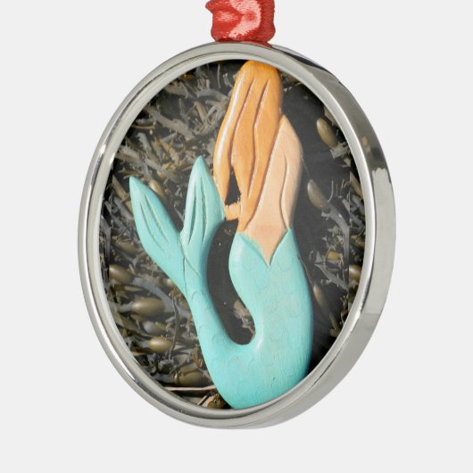 赤毛の人魚オーナメント メタルオーナメント (左)