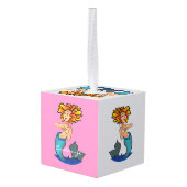 赤毛の人魚サンダー_コーブ キューブオーナメント (裏面アングル)