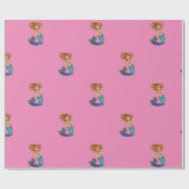 赤毛の人魚サンダー_コーブ ラッピングペーパー (フラット)