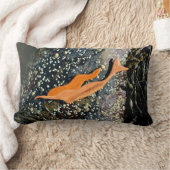 赤毛の人魚ダイビングピロー ランバークッション (ブランケット)