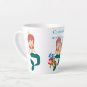 赤毛の人魚姫サンダーの入り江 カフェラテマグ (左アングル)