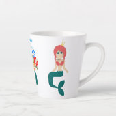 赤毛の人魚姫サンダーの入り江 カフェラテマグ (右)