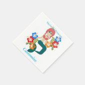 赤毛の人魚姫サンダーコーブ スタンダードカクテルナプキン (角)
