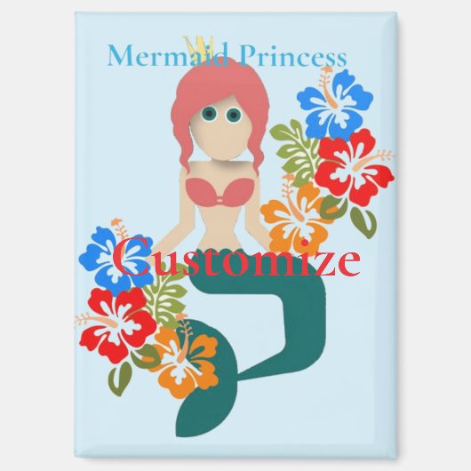 赤毛の人魚姫サンダーコーブ マグネット (正面)
