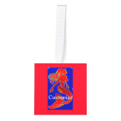 赤毛の人魚 キューブオーナメント (正面)