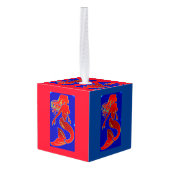 赤毛の人魚 キューブオーナメント (裏面アングル)