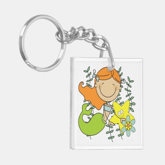 赤毛の人魚 キーホルダー (正面左)