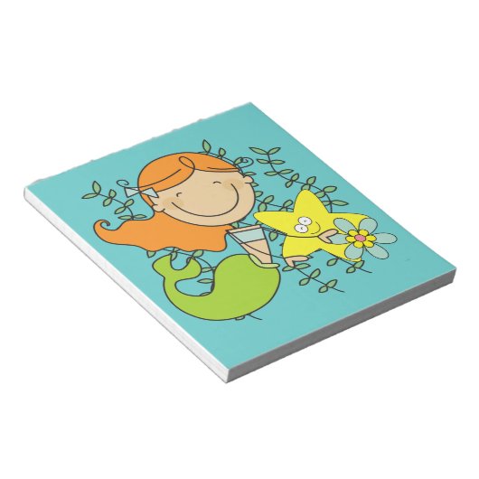 赤毛の人魚 ノートパッド (アングル)