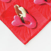 赤毛の人魚 フリースブランケット (角)