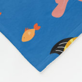 赤毛の人魚 フリースブランケット (角)