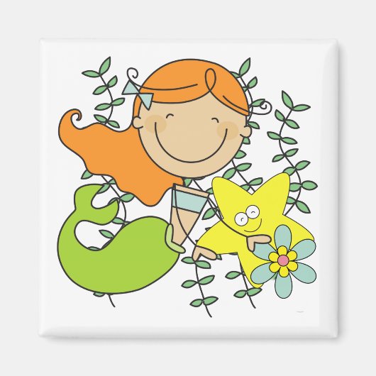 赤毛の人魚 マグネット (正面)