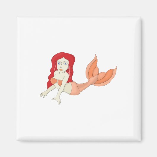 赤毛の人魚 マグネット (正面)