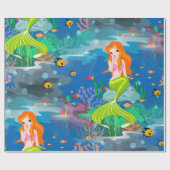 赤毛の人魚 ラッピングペーパー (フラット)