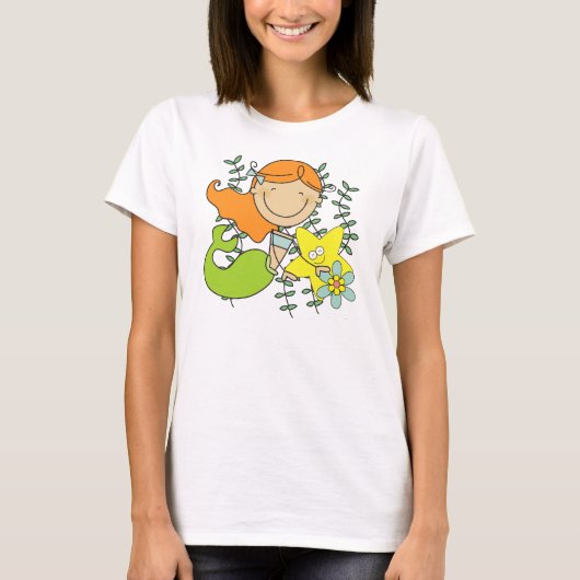 赤毛の人魚 Tシャツ (正面)