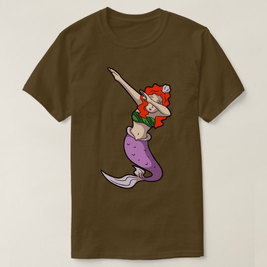 赤毛の人魚 Tシャツ (デザイン正面)