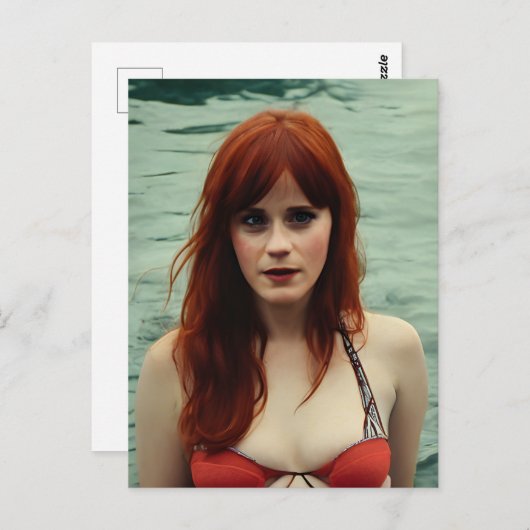 赤毛の人 ポストカード (正面/裏面)