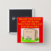 赤毛の冗談 缶バッジ (正面&裏面)