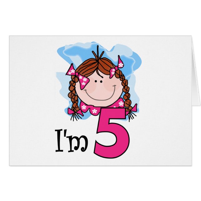 赤毛の女の子私は5才です (正面横)