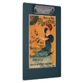 赤毛の女性は気球の鳥ポスターを待ちます クリップボード (右)