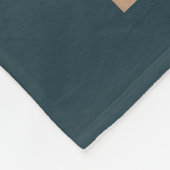 赤毛の女性は気球の鳥ポスターを待ちます フリースブランケット (角)