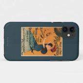 赤毛の女性は気球の鳥ポスターを待ちます Case-Mate iPhoneケース (裏面(横))