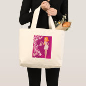 赤毛の妊婦 ラージトートバッグ (正面(商品))
