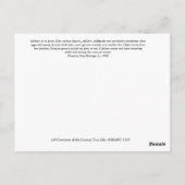 赤毛の木ペッカーのはがき ポストカード (裏面)