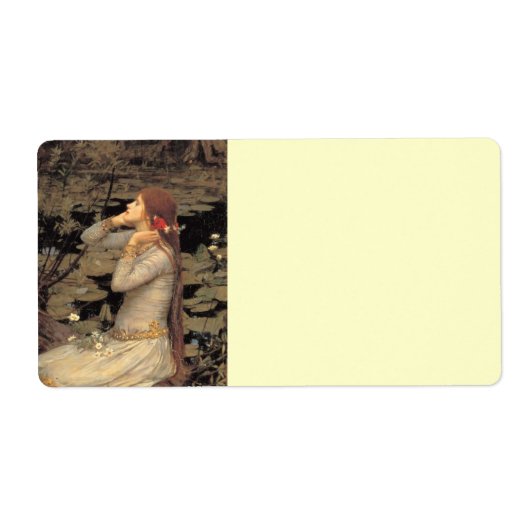 赤毛の流れるオフェリア ラベル (正面)