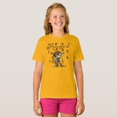 赤毛の男の子のロックスター Tシャツ (正面フル)